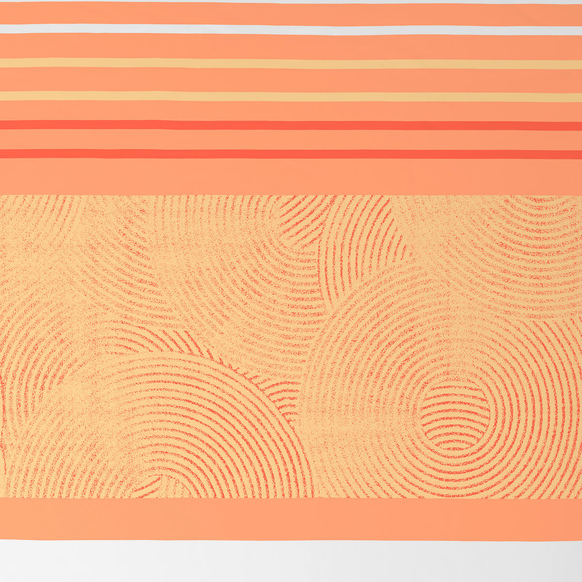 BETTWÄSCHE CUBY Satin 140/200 cm  - Terracotta, KONVENTIONELL, Textil (140/200cm) - Esposa