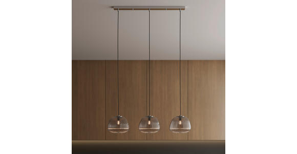 HÄNGELEUCHTE 95/25/150 cm  - Chromfarben, LIFESTYLE, Glas (95/25/150cm) - Dieter Knoll