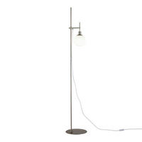 STEHLEUCHTE - Weiss/Nickelfarben, Trend, Glas/Metall (25/155cm) - MAYTONI