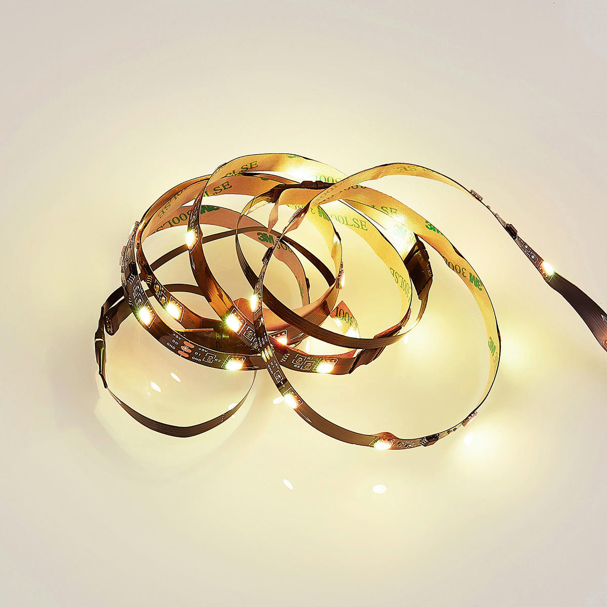 LED PÁSIK,  - čierna, Basics, plast (120/0,3/1,0cm)