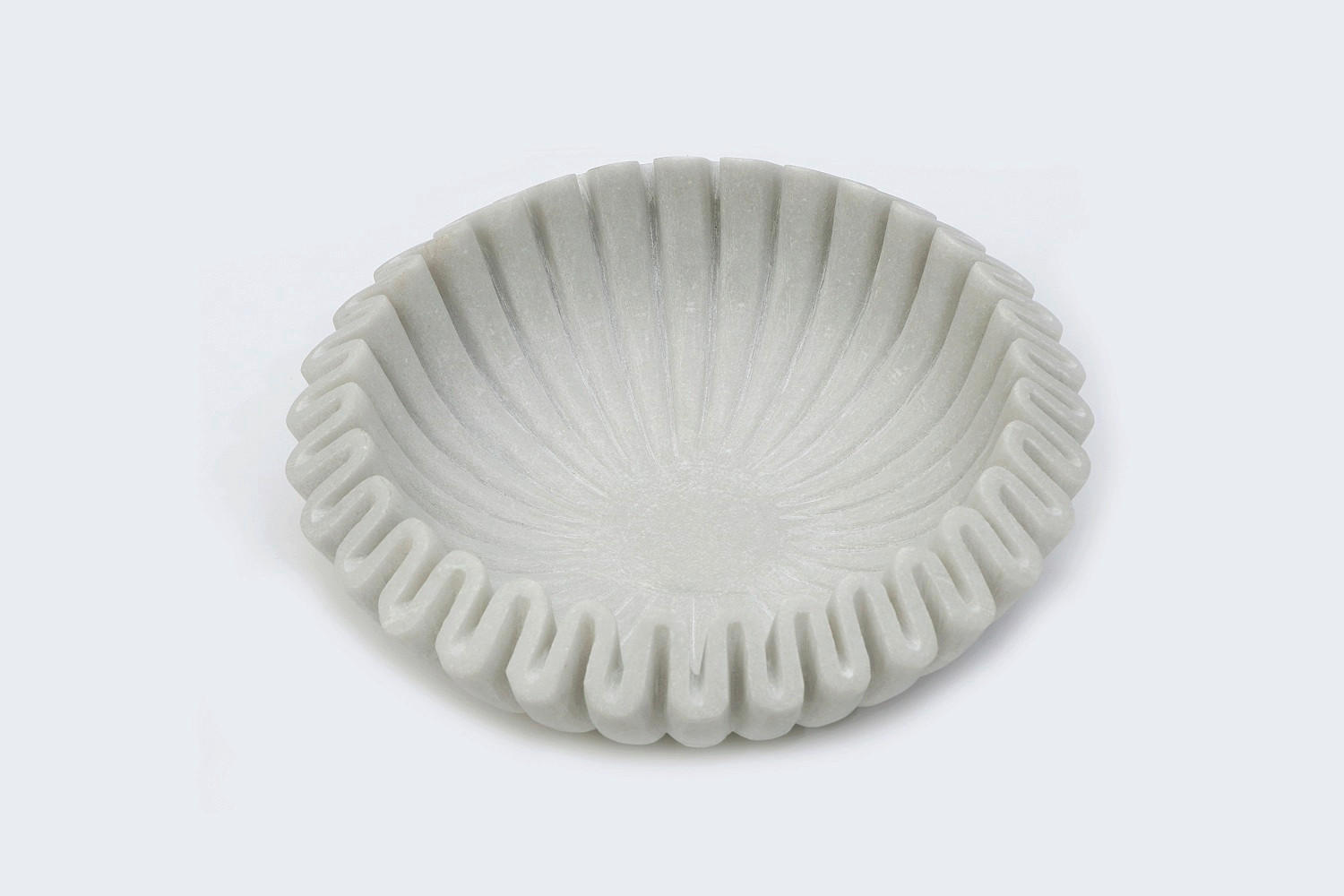 DEKOSCHALE - Weiß, Design, Stein (30/10cm) - Ambia Home