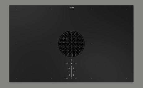 KOCHFELD-DUNSTABZUG-KOMBI - Schwarz, Trend, Glas (83/51,5/19,9cm) - Bora