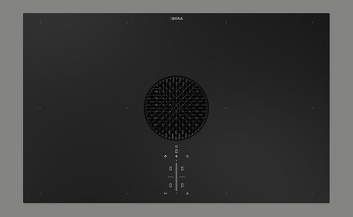 KOCHFELD-DUNSTABZUG-KOMBI - Schwarz, Trend, Glas (83/51,5/19,9cm) - Bora