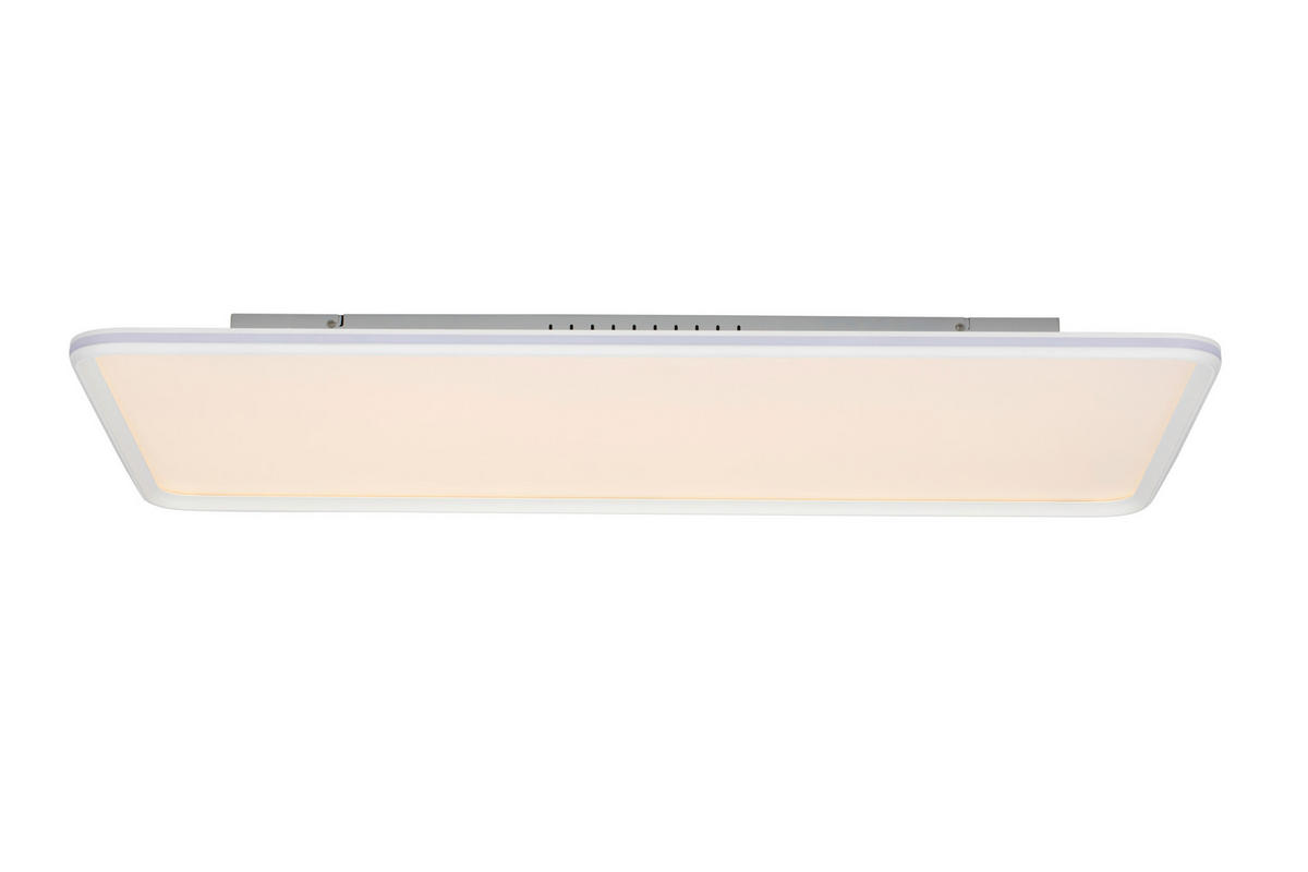 LED-DECKENLEUCHTE Bosona 110/60/7 cm  - Weiß, Basics, Kunststoff/Metall (110/60/7cm) - Novel