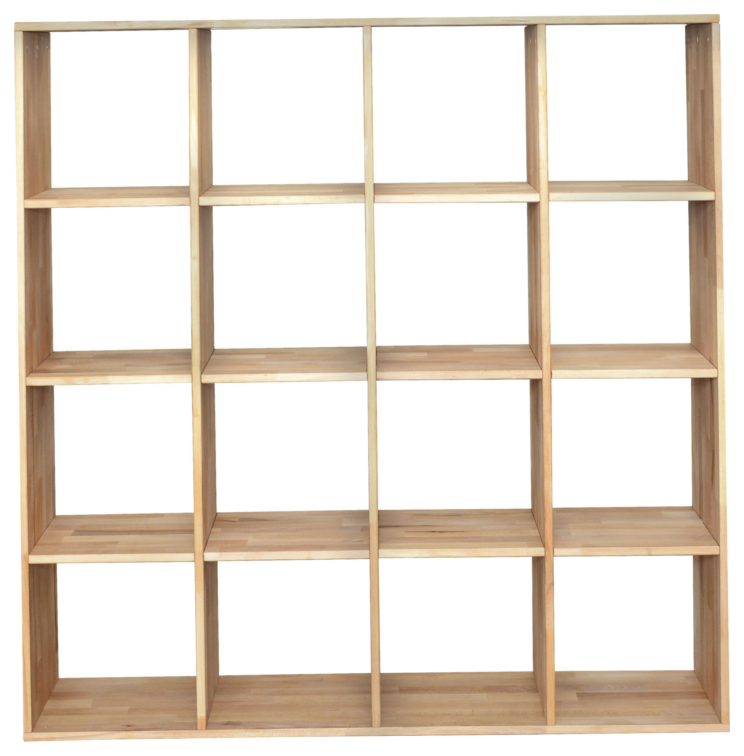 REGAL Kernbuche massiv Buchefarben  - Buchefarben, Natur, Holz (149/149/35cm) - Livetastic