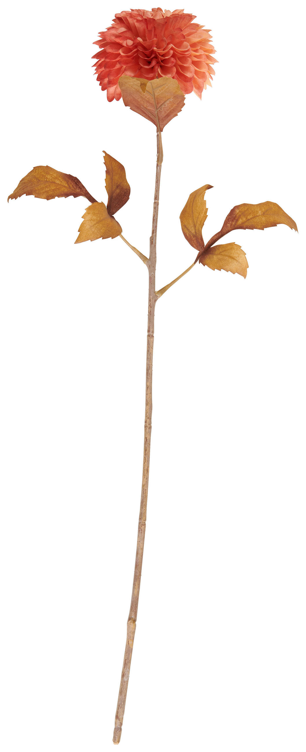 DEKOBLUME - Orange, Basics, Kunststoff/Textil