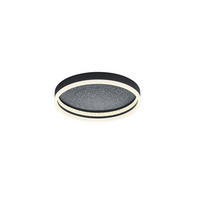 LED-DECKENLEUCHTE 40 cm  - Schwarz, Design, Metall (40cm)