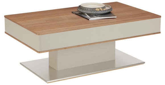 COUCHTISCH in Holz, Metall, Holzwerkstoff 65/110/43 cm - Fango/Nussbaumfarben, Design, Holz/Holzwerkstoff (65/110/43cm) - Moderano