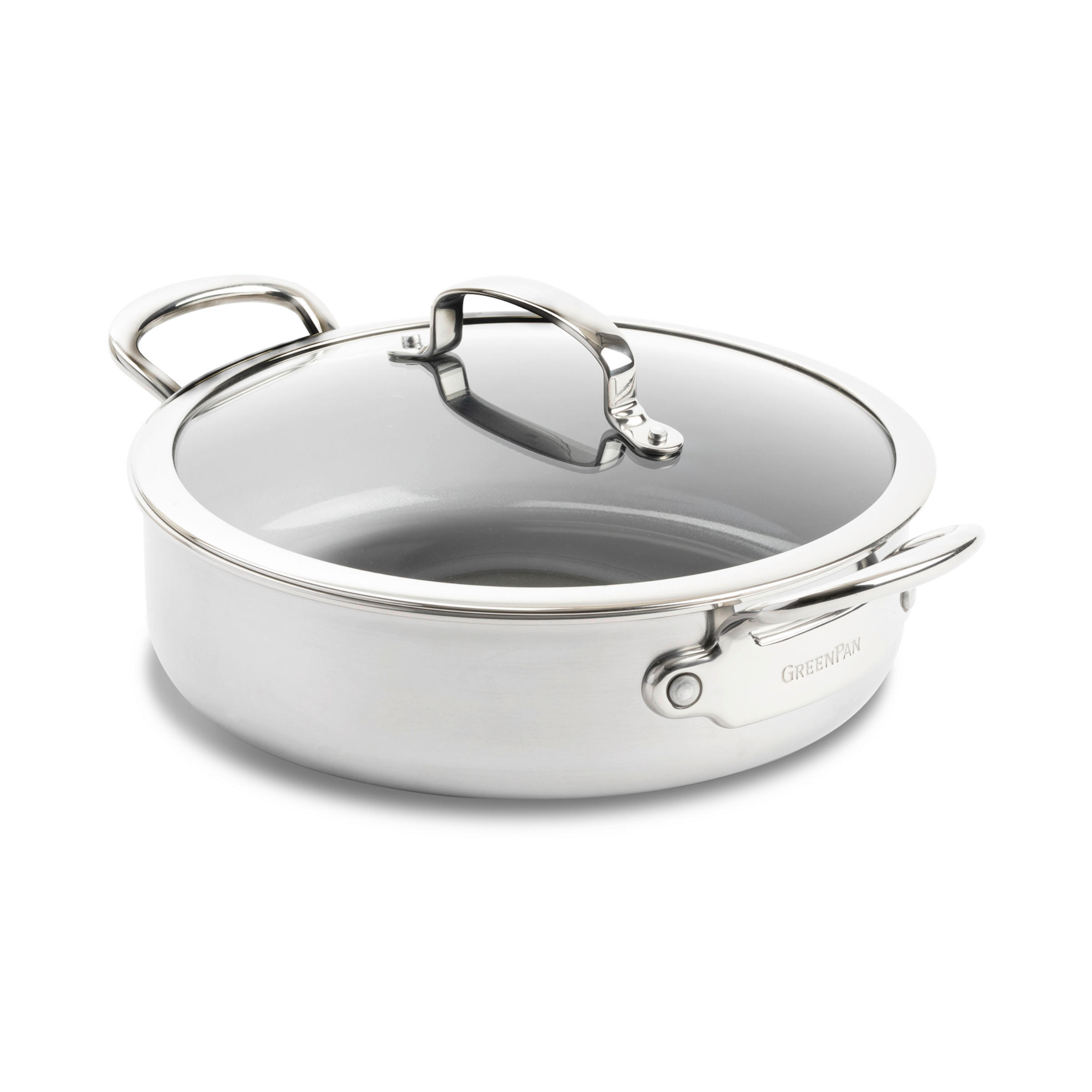 SCHMORPFANNE Premiere Keramikbeschichtung 26 cm  - Grau Hochglanz, Basics, Glas/Metall (26cm)