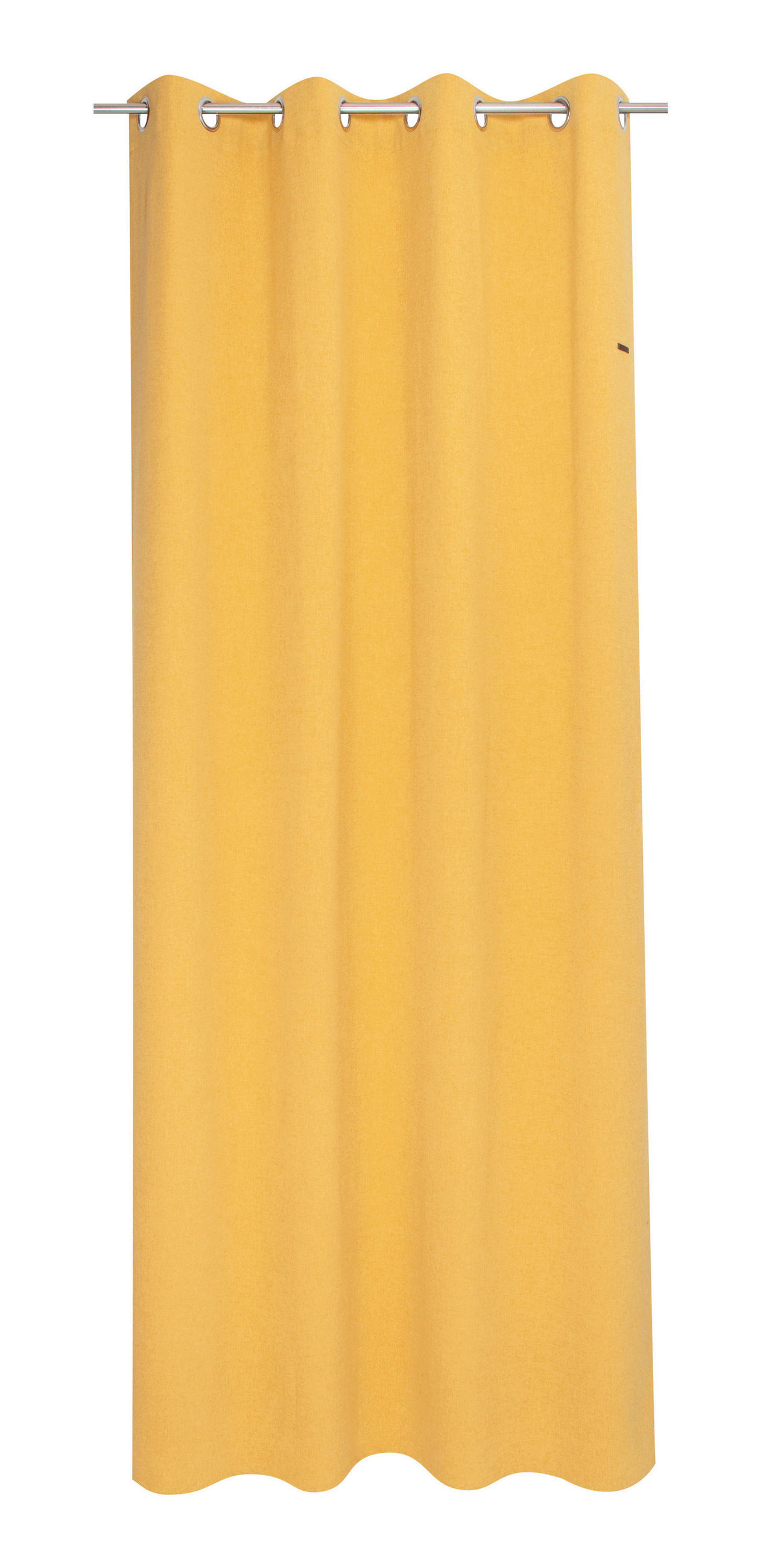 ÖSENSCHAL E-Harp blickdicht 140/250 cm   - Dunkelgelb, Basics, Textil (140/250cm) - Esprit