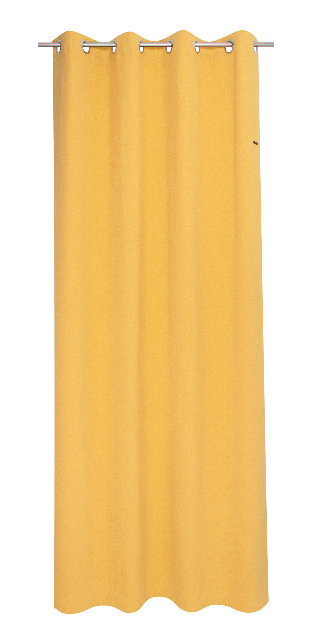 ÖSENSCHAL E-Harp blickdicht 140/250 cm   - Dunkelgelb, Basics, Textil (140/250cm) - Esprit
