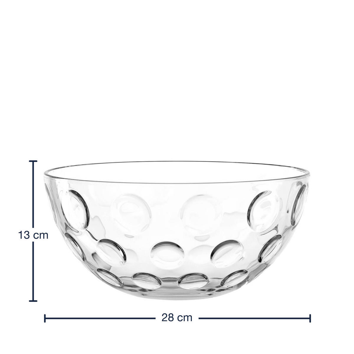 ZDJELA      28,00/13,00/28,00 cm     Cucina Optic  - prozirno, Design, staklo (28,00/13,00/28,00cm) - Leonardo