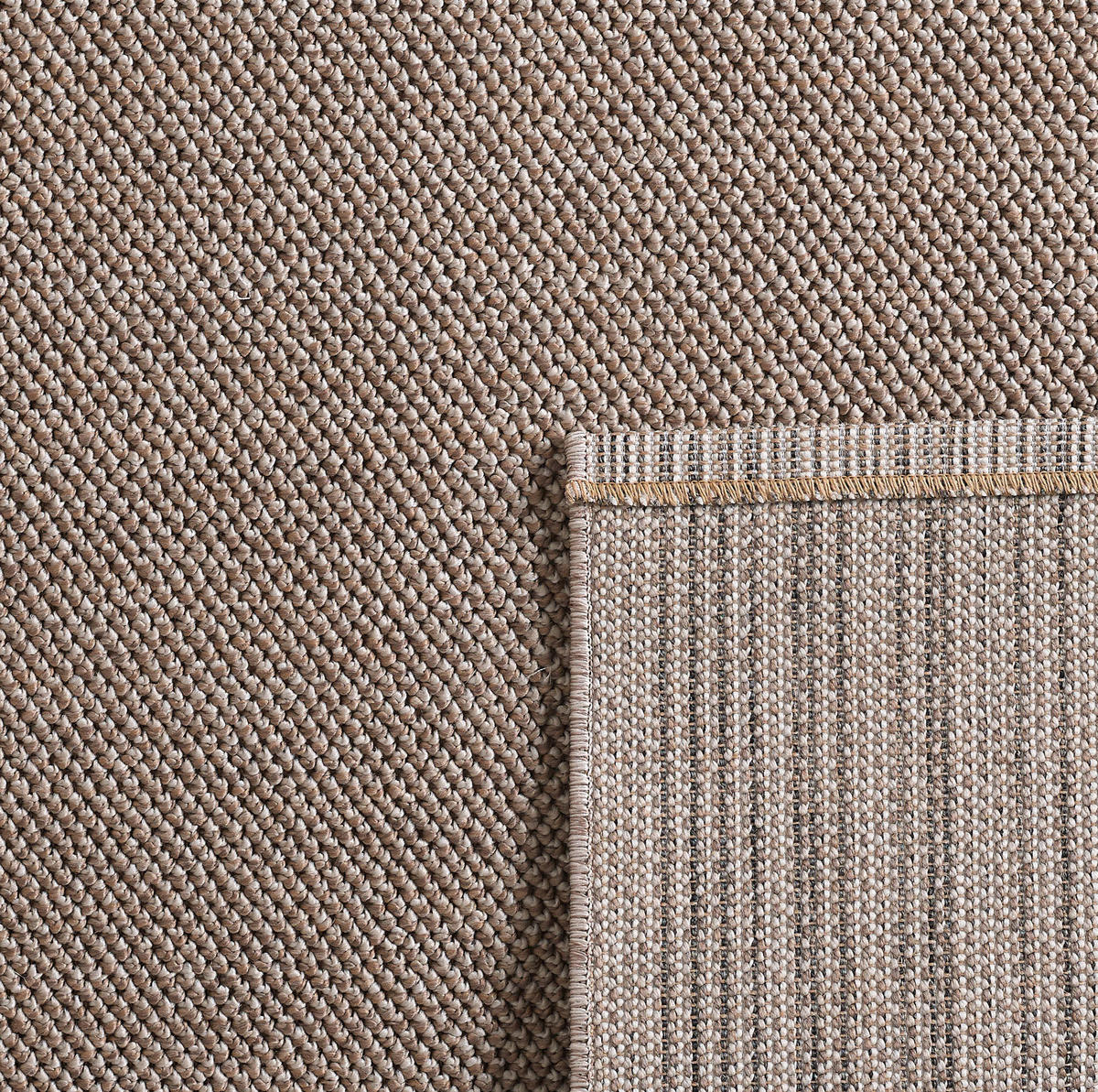 WEBTEPPICH 80/150 cm LOOM Braun  - Braun, Basics, Textil (80/150cm) - Novel