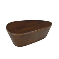 COUCHTISCH Mangoholz massiv 107/78/30 cm dreieckig Braun  - Braun, Design, Holz (107/78/30cm) - MID.YOU