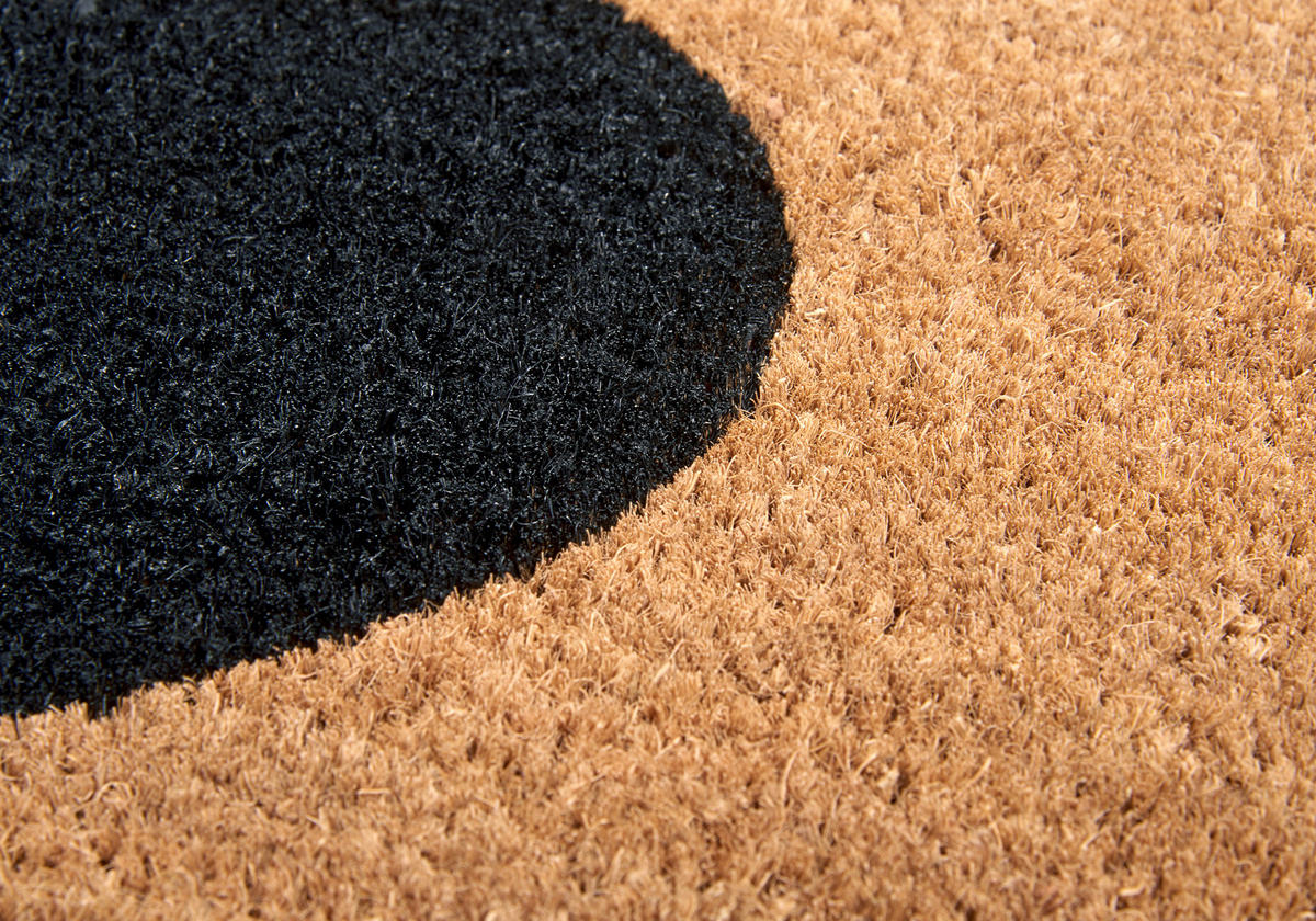 KOKOSMATTE  45/75 cm  Schwarz, Hellbraun  - Hellbraun/Schwarz, Basics, Naturmaterialien/Kunststoff (45/75cm)