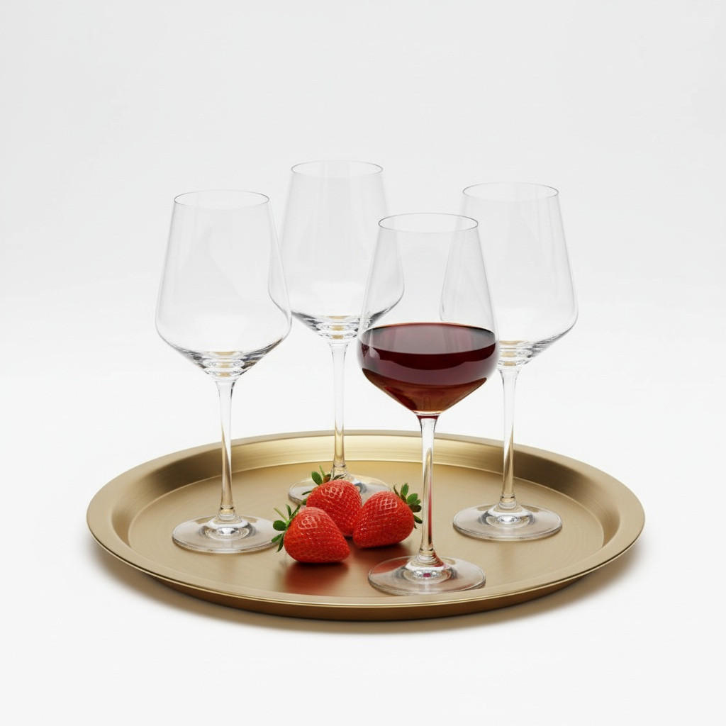 GLÄSERSET Ava  4-teilig  - Klar, Basics, Glas (9,5/24cm) - Van Well