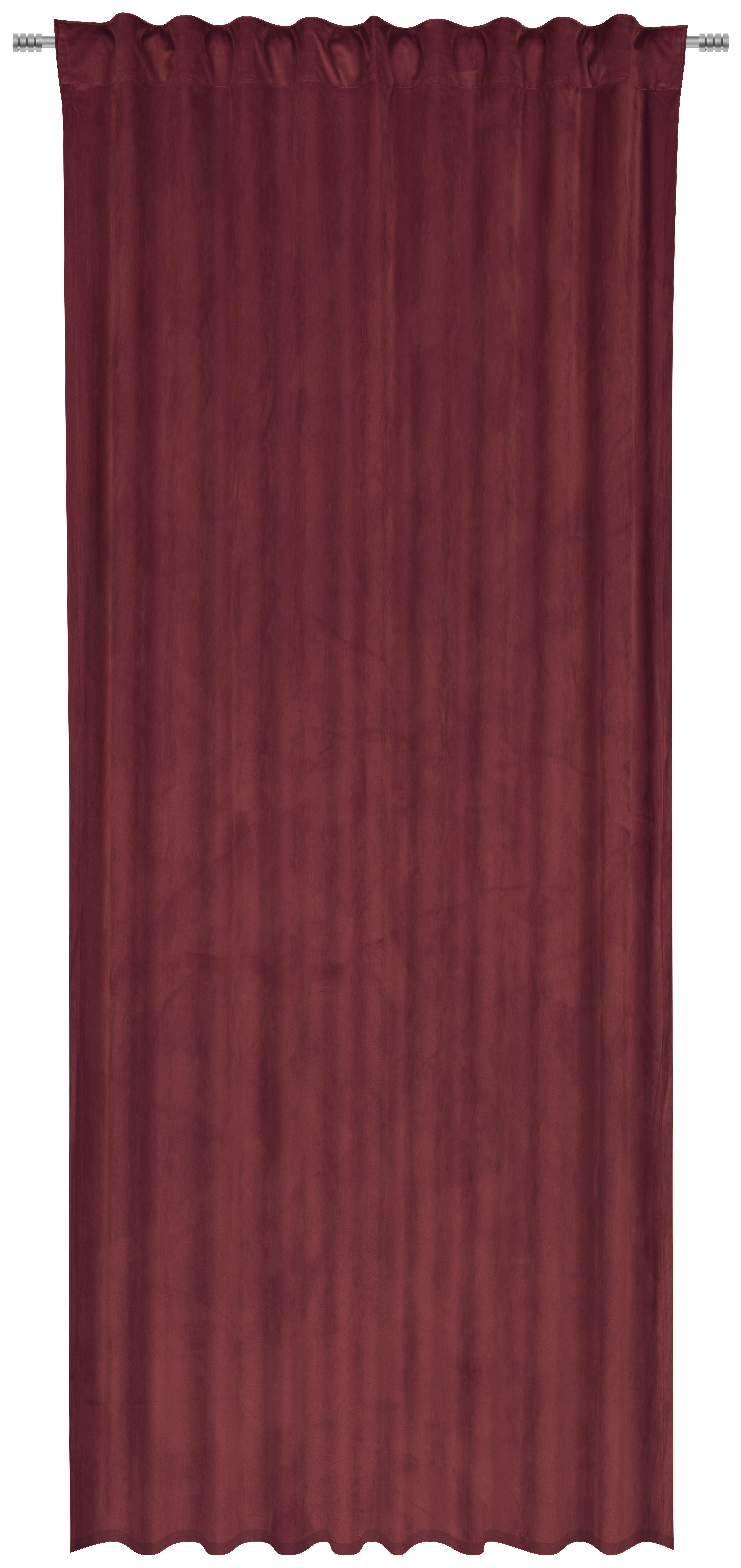 FERTIGVORHANG ZENATO blickdicht 135/245 cm   - Bordeaux, KONVENTIONELL, Textil (135/245cm) - Ambiente