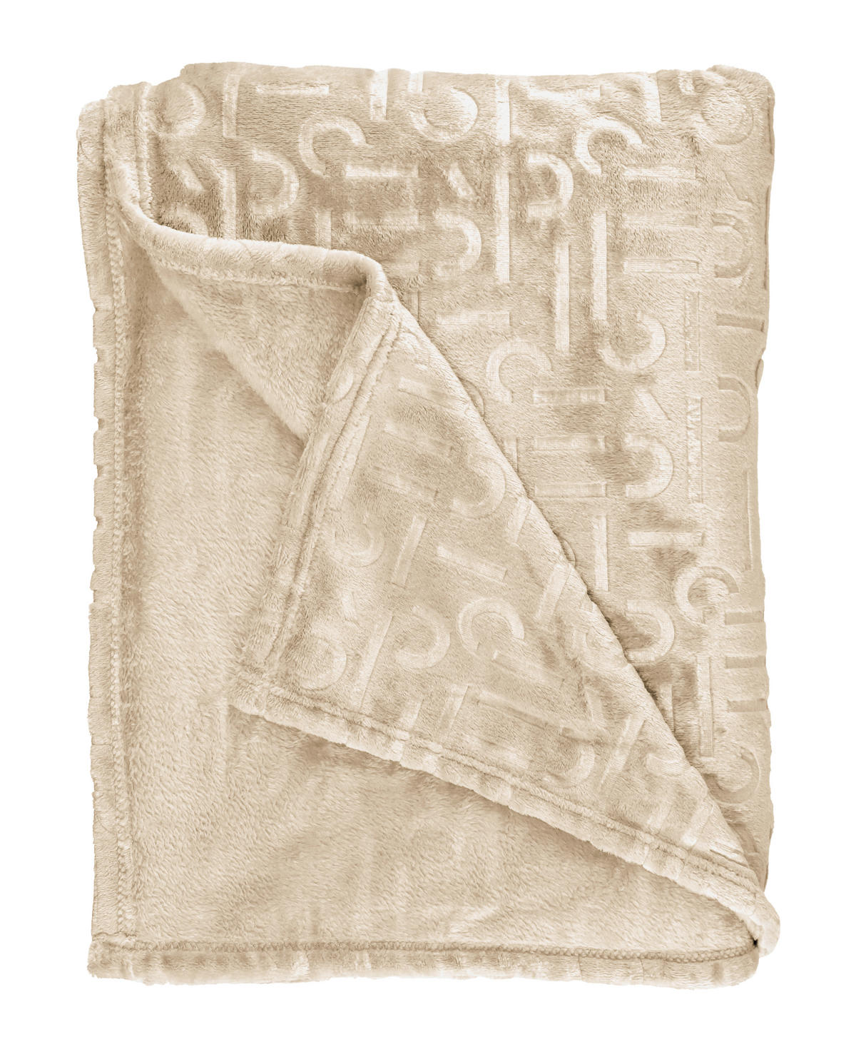 DECKE E-SCATTER 220/240 cm  - Sandfarben/Beige, Design, Textil (220/240cm) - Esprit