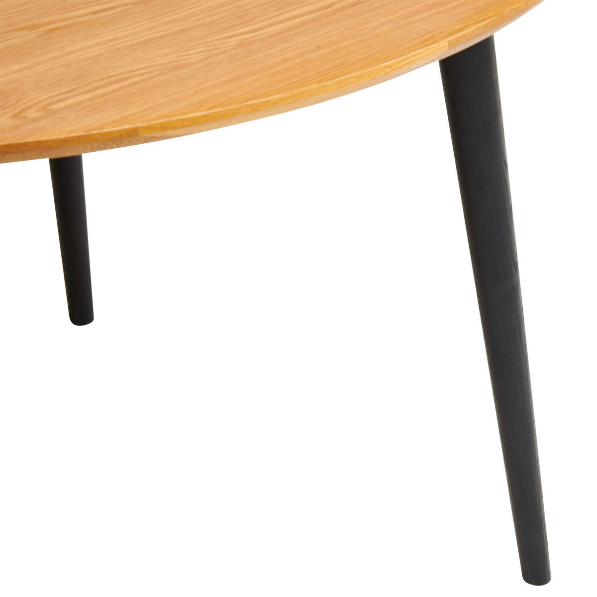 ESSTISCH in Holz 120/120/75 cm  - Schwarz/Naturfarben, MODERN, Holz (120/120/75cm) - Livetastic