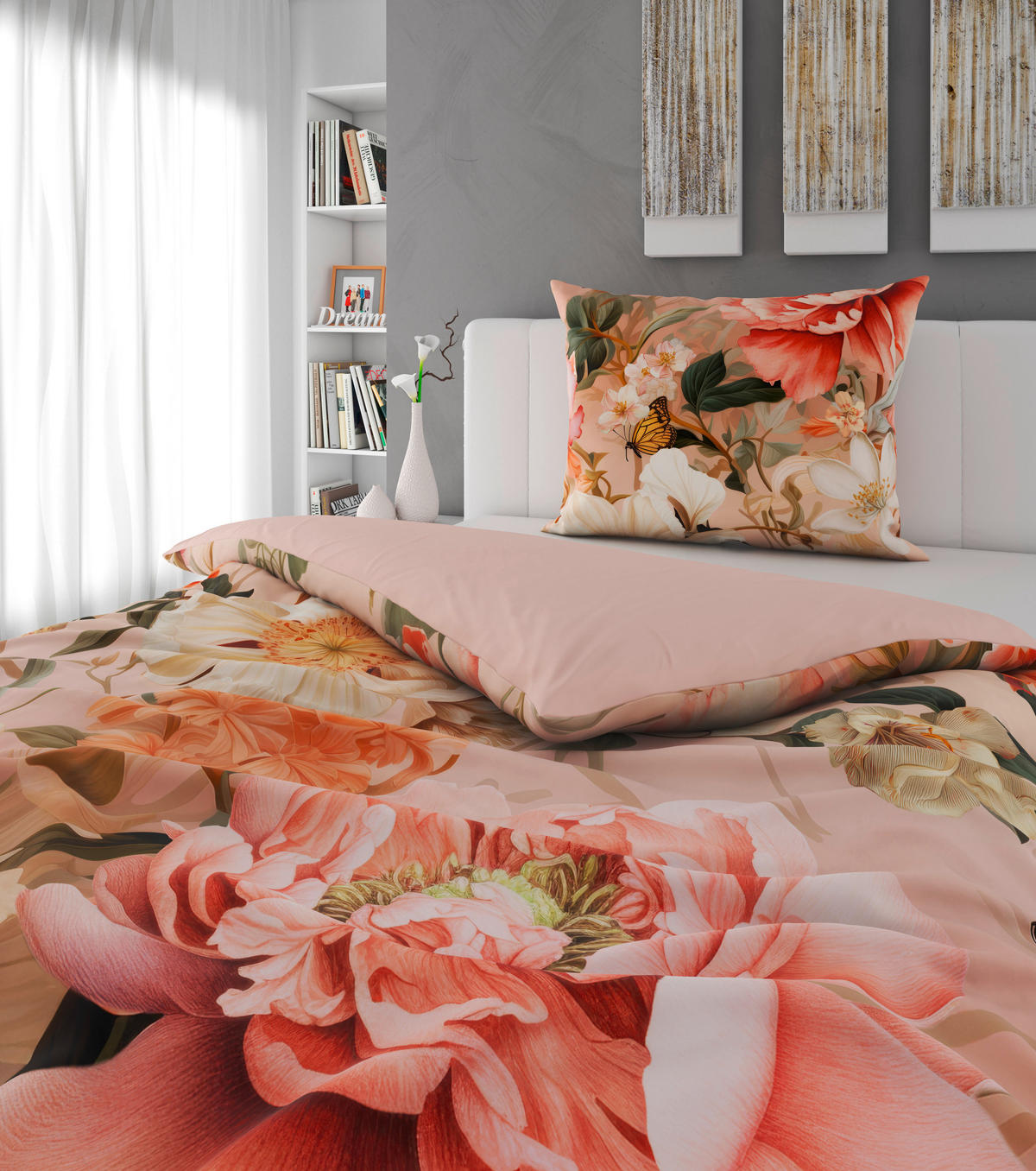 BETTWÄSCHE 2-teilig Satin 140/200 cm  - Multicolor, Textil (140/200cm) - Esposa