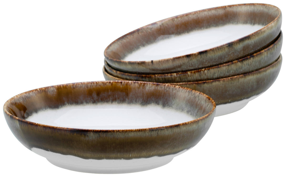 SCHÜSSELSET Cascade 4-teilig 22,5 cm  - Design, Keramik (22,5cm) - Creatable