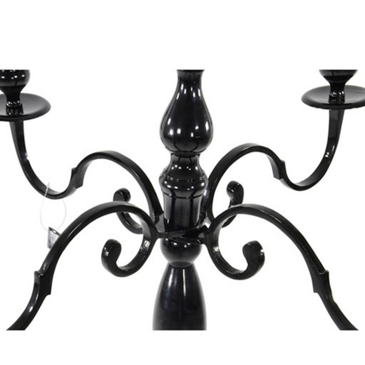 SVEČNIK - črna, Basics, kovina (37/79/37cm)