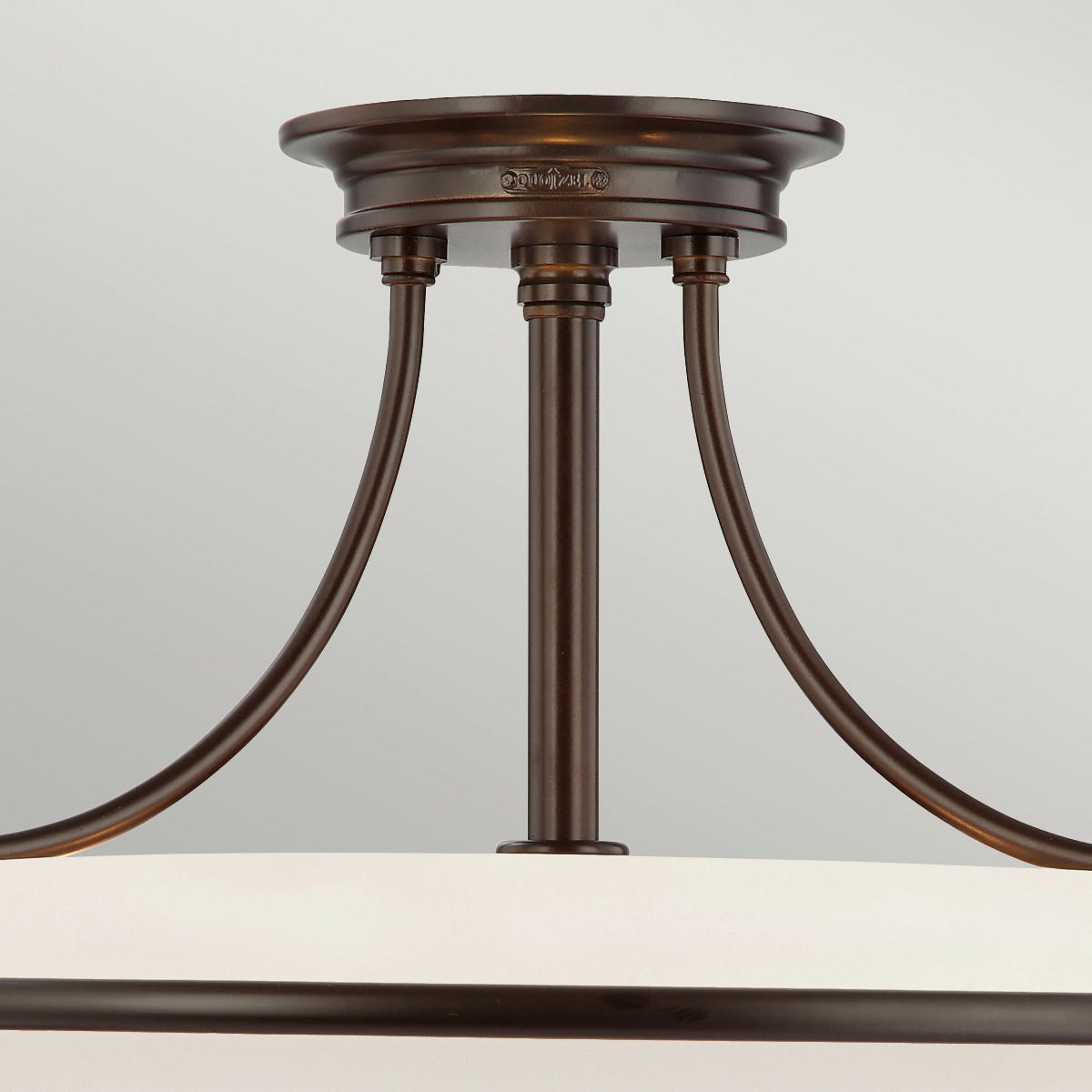DECKENLEUCHTE  53.3/35.6 cm    - Dunkelbraun/Bronzefarben, Romantik / Landhaus, Glas/Metall (53.3/35.6cm) - Elstead Lighting