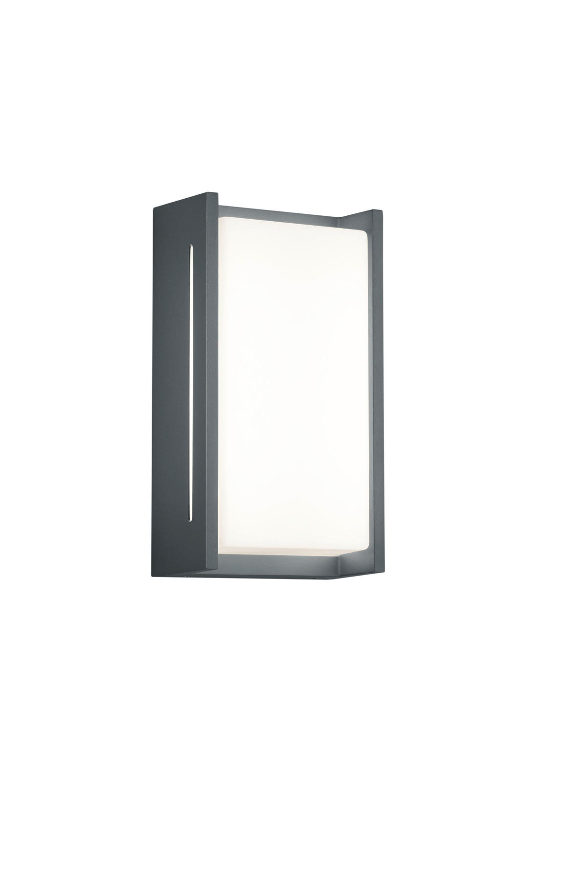 LED-AUßENLEUCHTE INDUS 12,9/23,3/7,2 cm   - Anthrazit, Design, Metall (12,9/23,3/7,2cm) - Trio Leuchten
