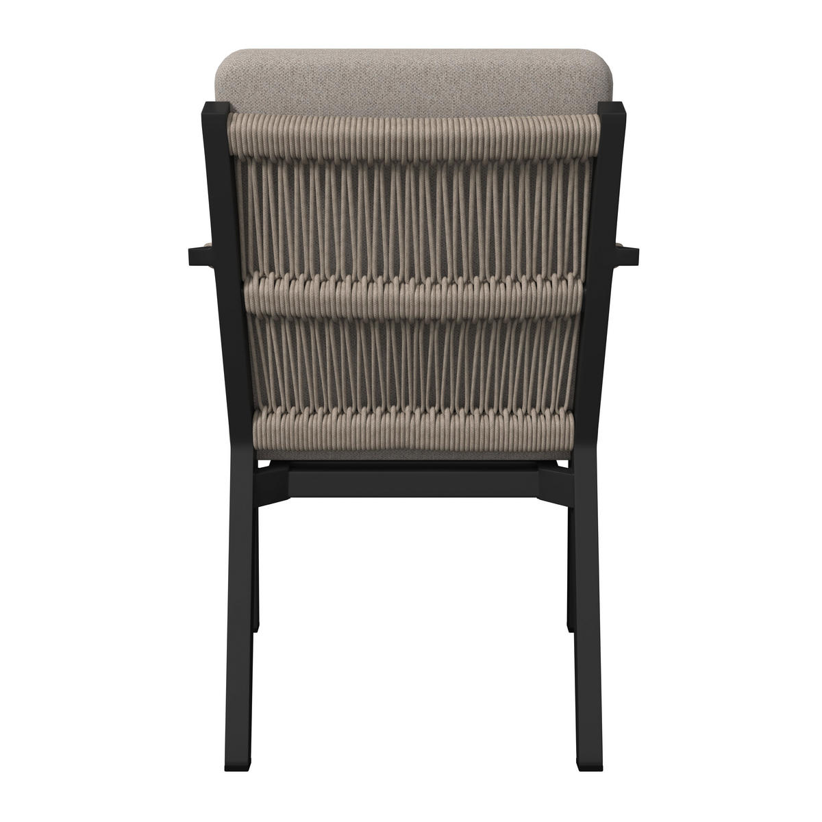 KERTI KAROSSZÉK fém, műanyag, textil antracit, szürke, világosszürke  - világosszürke/antracit, Design, műanyag/textil (56/82/70cm) - Amatio