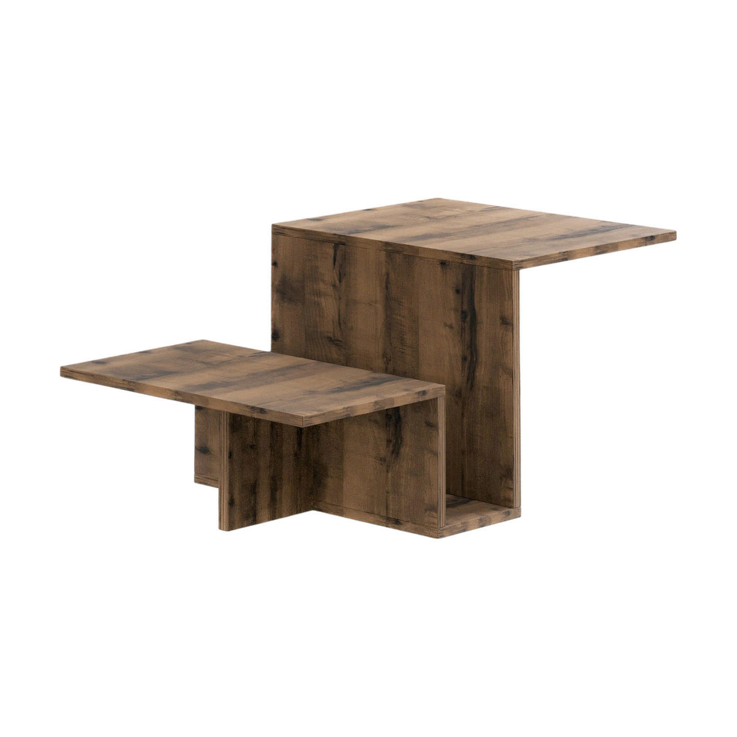 Livetastic Couchtisch Relinda Couchtisch Nussbaum 45x50x90 cm