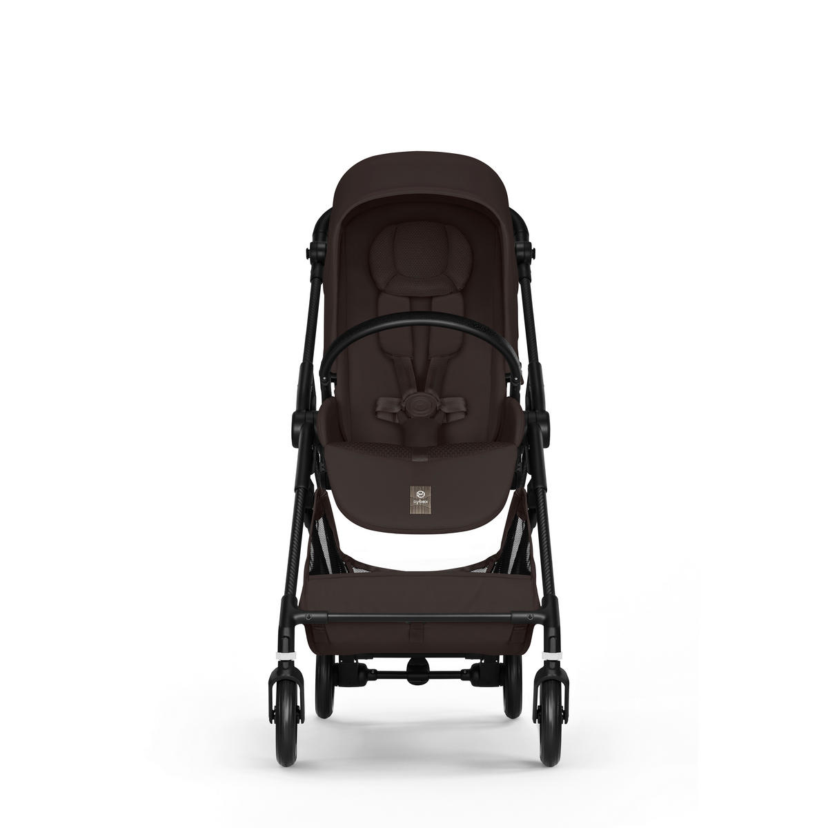 KINDERWAGEN  Melio Carbon  Chocolate Brown  - Schwarz/Braun, Basics, Textil/Metall (82-91/49/96,5 - 107cm) - cybex GOLD