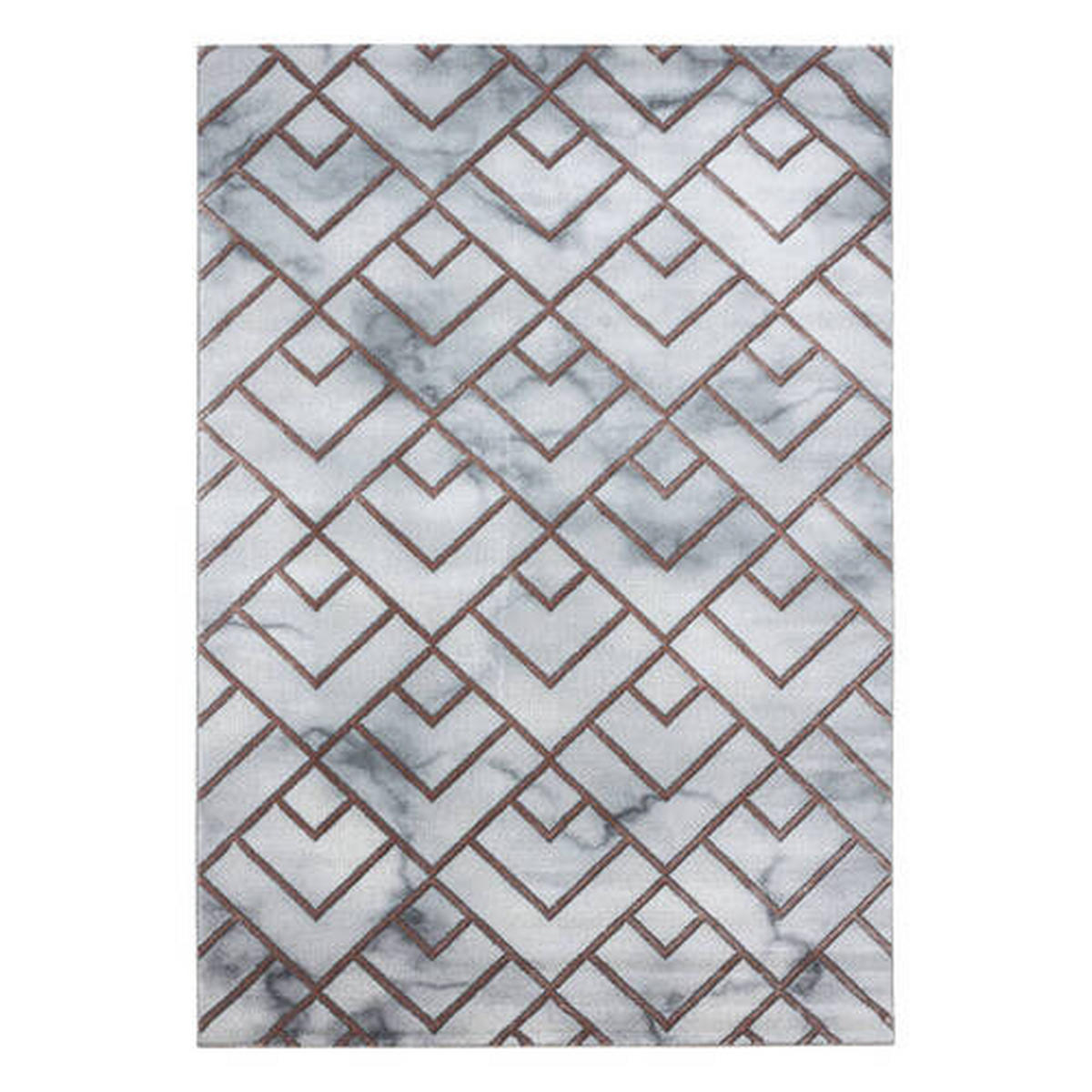 VÄVD MATTA 240/340 cm Naxos 3813 Bronze  - bronsfärgad, Design, textil (240/340cm)