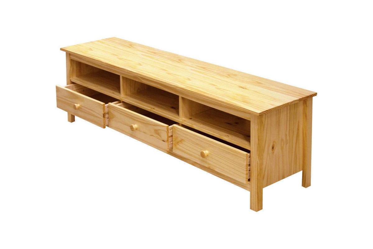 LOWBOARD  in 158/47/40 cm  - Naturfarben, Natur, Holz (158/47/40cm) - Livetastic