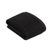 BADETUCH High Line Schwarz 150/100 cm  - Schwarz, Basics, Textil (150/100cm) - Vossen