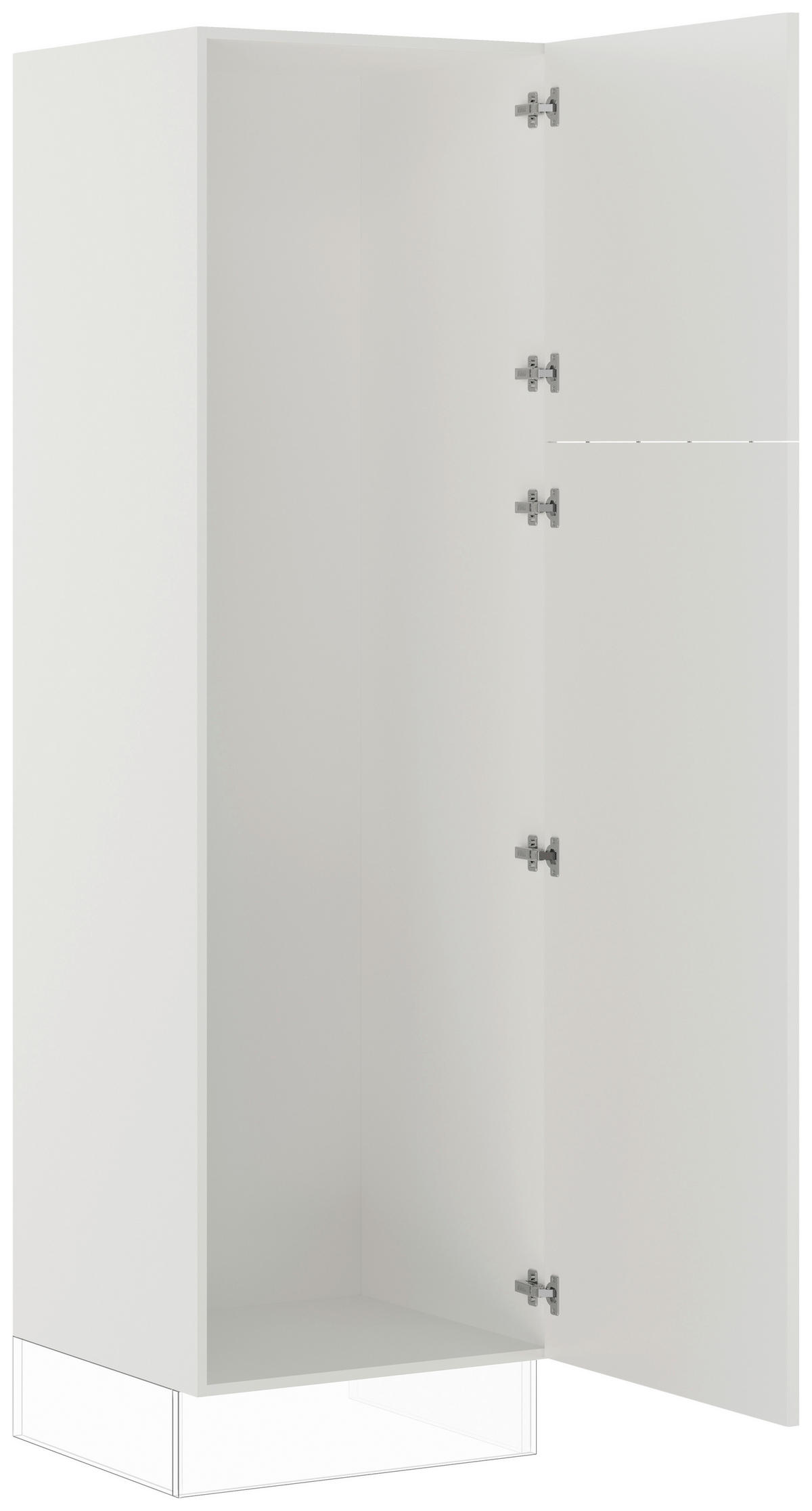 HAUSWIRTSCHAFTSRAUM  in Hellgrau  - Eichefarben/Hellgrau, Basics, Holzwerkstoff (245cm) - Impuls