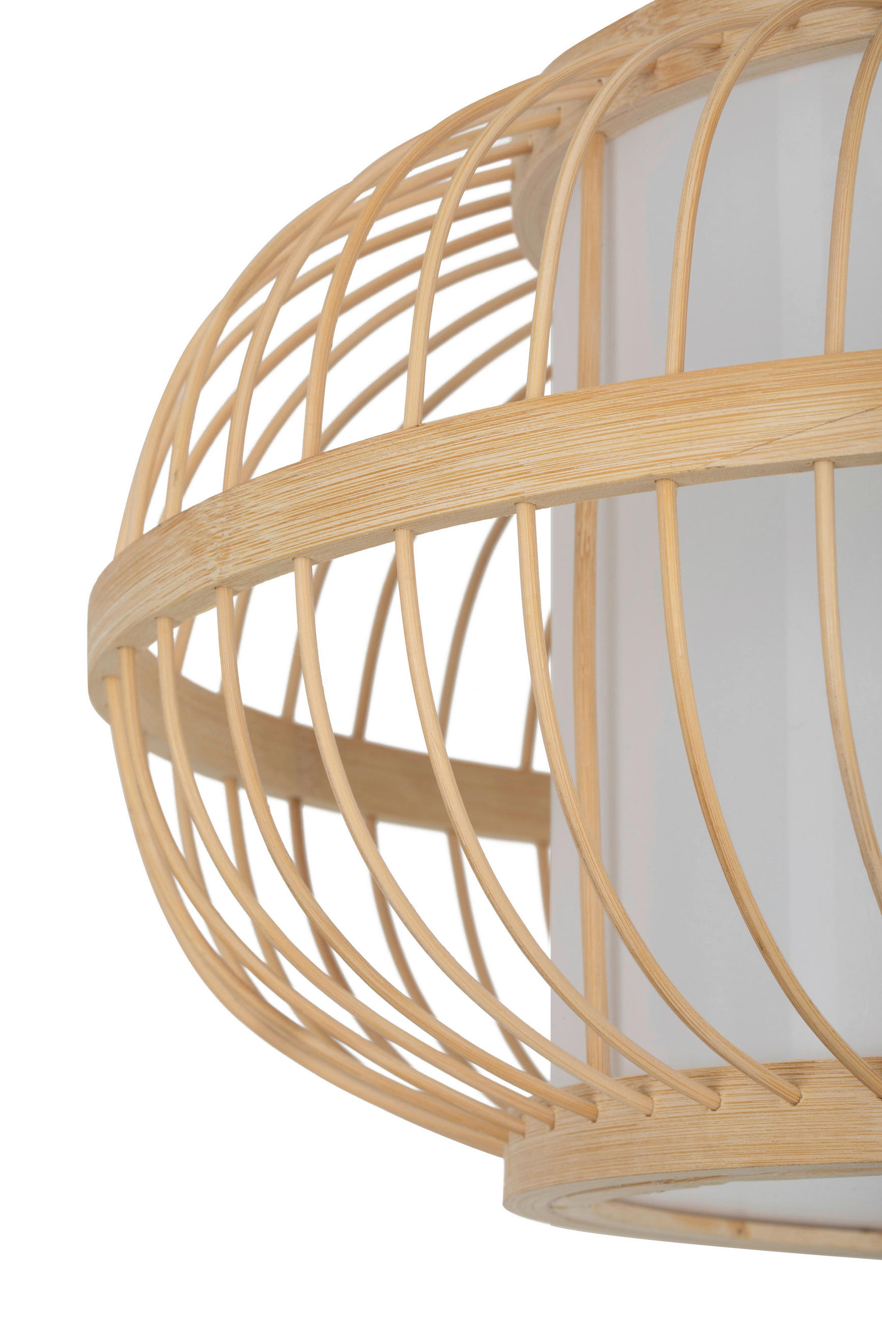 Thumbnail - Collet's Monde Deckenleuchte, Weiß, Hellgelb, Metall, Kunststoff, Naturmaterialien, Laterne,Laterne, 22.5 cm, RoHS, CE, ...