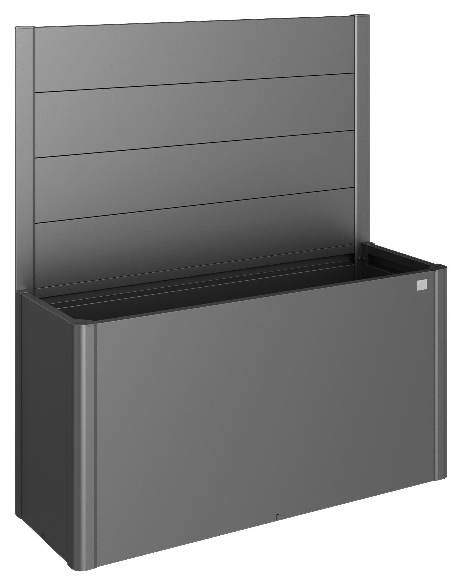 SICHTSCHUTZ ohne Hochbeet  - Dunkelgrau, Basics, Metall (152/91/4cm) - Biohort