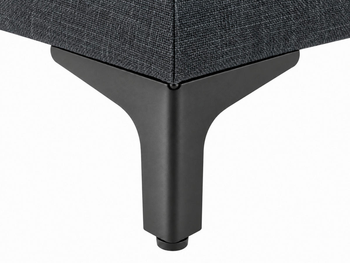 BOXBETT 160/200 cm,  in Anthrazit, Bettkasten, Topper, H3 + H3 = fest  - Anthrazit/Schwarz, MODERN, Holz/Textil (160/200cm) - MID.YOU