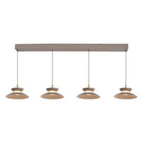 LED-HÄNGELEUCHTE Gubbio 121/150/22 cm  - Sandfarben, Design, Metall (121/150/22cm)