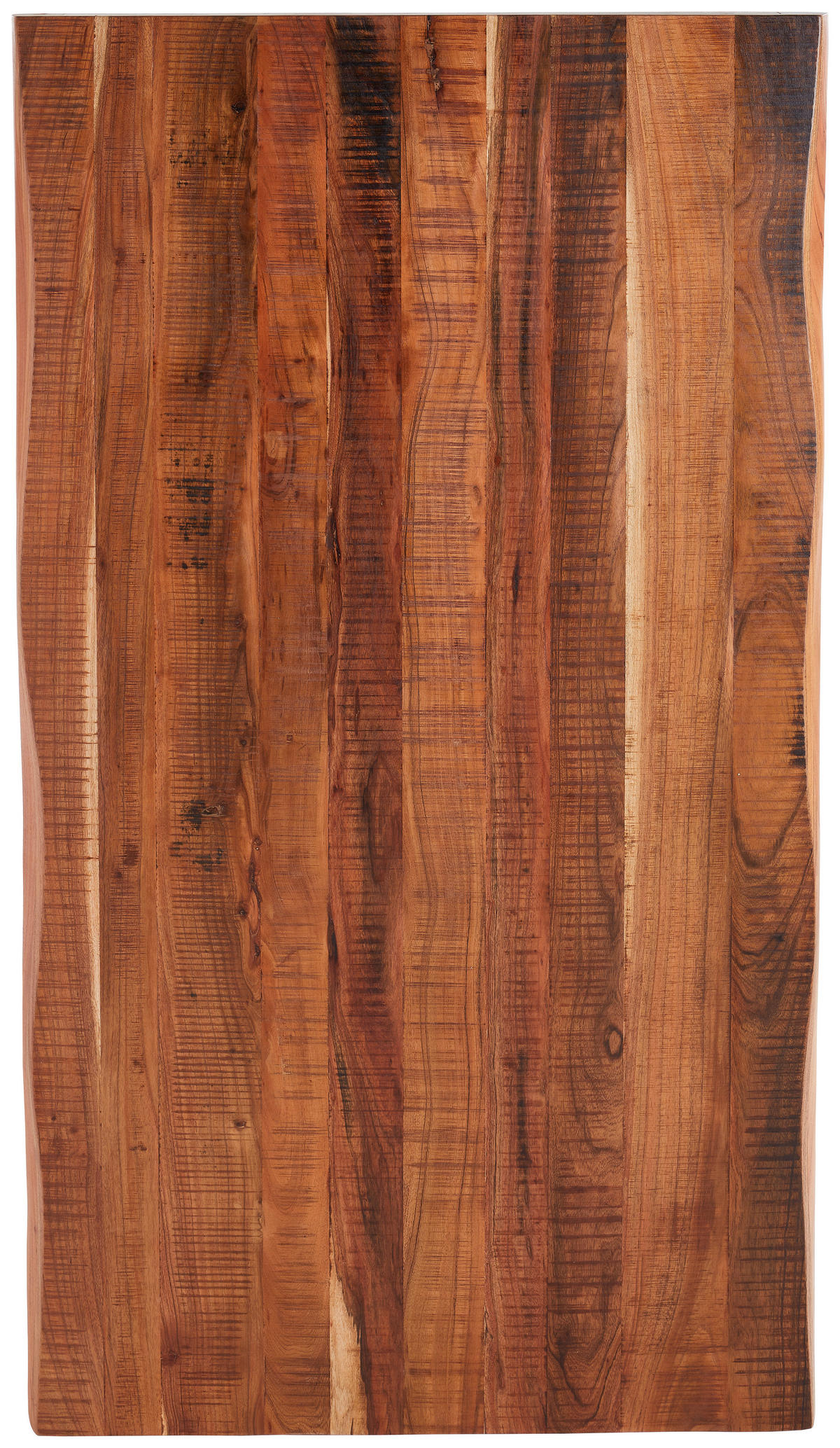 ESSTISCH in Holz, Metall 160/90/77 cm  - Schwarz/Akaziefarben, Natur, Holz/Metall (160/90/77cm) - Landscape