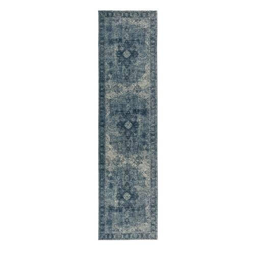 LÄUFER 60/230 cm Manhattan  - Blau, Basics, Textil (60/230cm) - Xora
