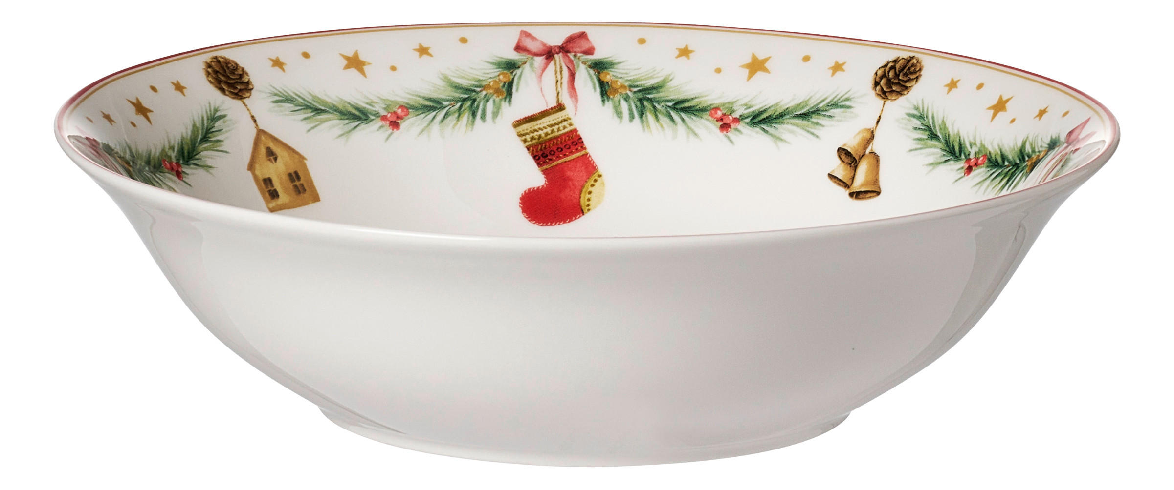 DEZERTNÍ MISKA, keramika, 23/23/6 cm - vícebarevná, Basics, keramika (23/23/6cm) - Ritzenhoff Breker