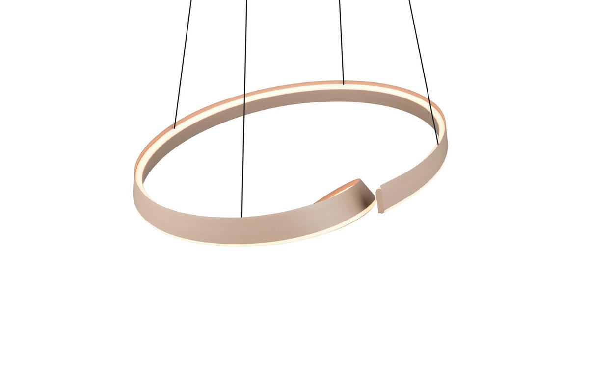 LED-HÄNGELEUCHTE CIRONDA 81/200/55 cm  - Beige, Design, Metall (81/200/55cm) - Cinque