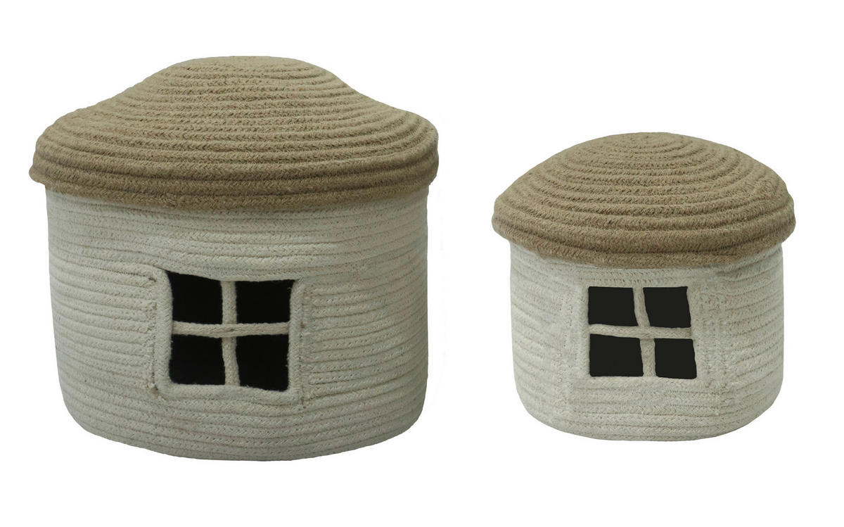 AUFBEWAHRUNGSKÖRBCHEN  - Beige, Trend, Textil - Patinio