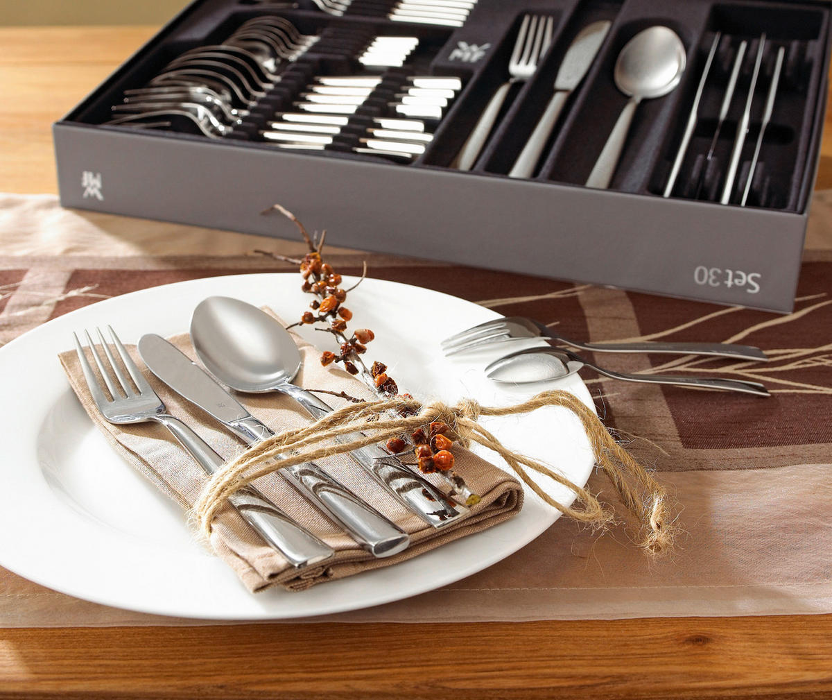 BESTICKSET Philadelphia  60 delar  - stålfärgad, Design, metall - WMF