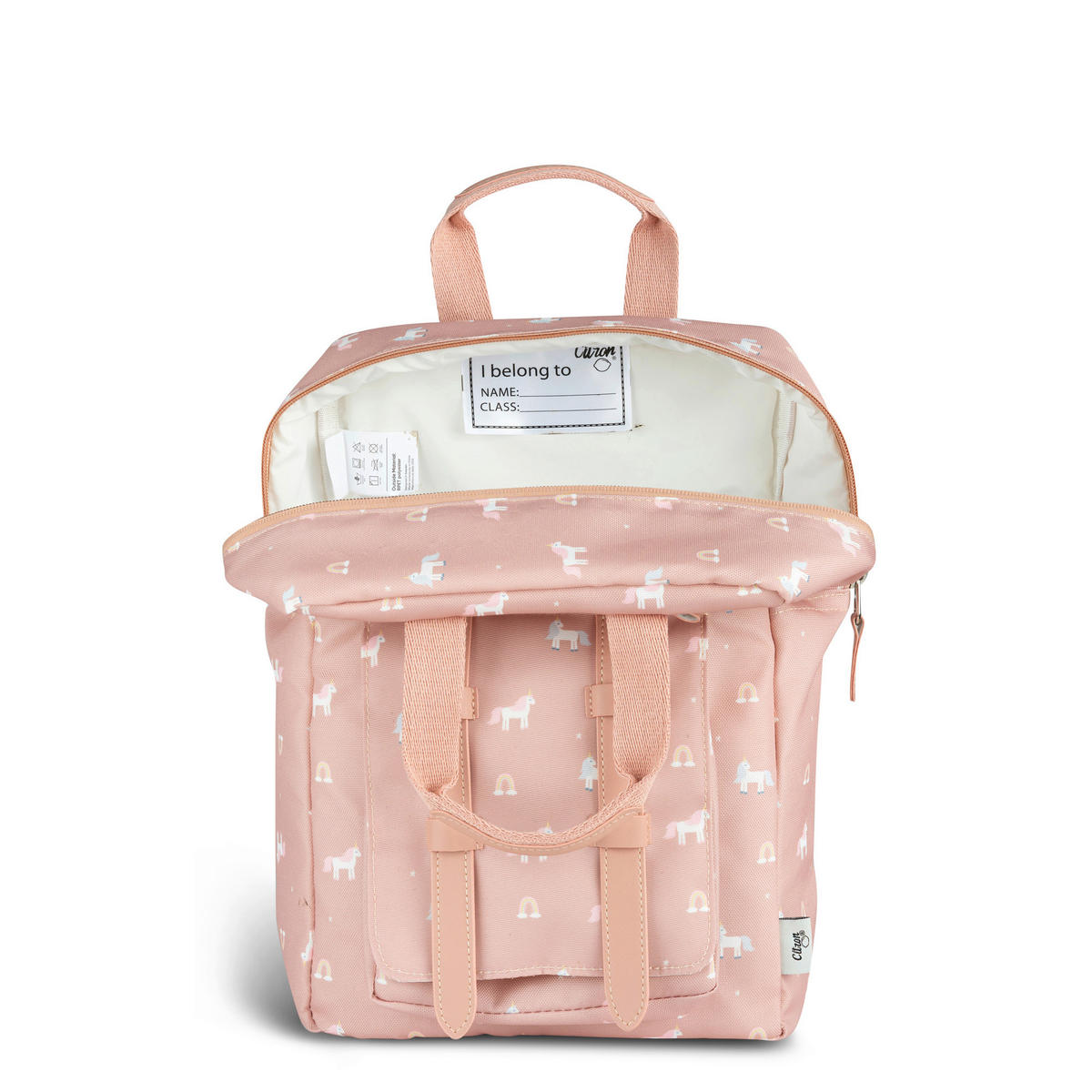KINDERRUCKSACK Altrosa, Pink  - Pink/Altrosa, Basics, Kunststoff (22/32/13cm)