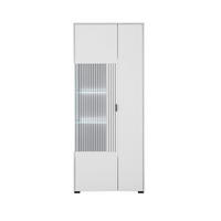 LOWBOARD  in 75/180/38 cm  - Schwarz/Weiß, Design, Glas/Holzwerkstoff (75/180/38cm) - MID.YOU