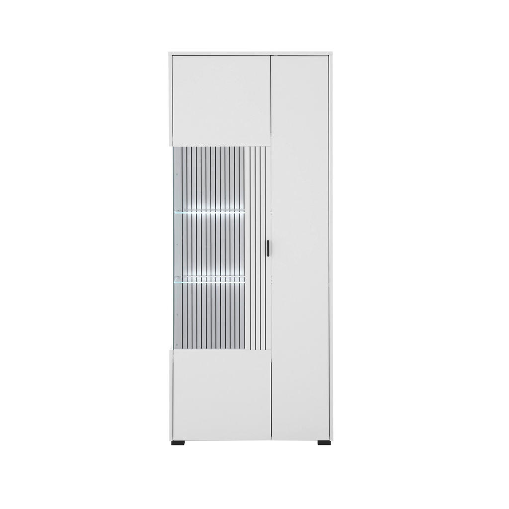 Lowboard Hudson Schwarz/weiß B: 75 Cm