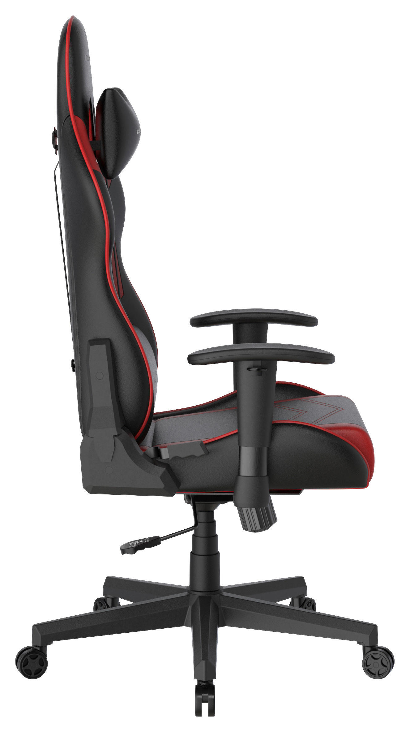 GAMINGSTUHL Rot, Schwarz Kunststoff, Textil   - Rot/Schwarz, MODERN, Kunststoff/Textil (67/126/67cm) - Dxracer