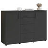 Sideboard Basel BC 1040  in 120/84/35 cm  - Anthrazit/Grau, Design, Holzwerkstoff/Kunststoff (120/84/35cm) - Livetastic